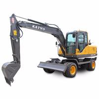 8噸負(fù)載敏感系統(tǒng)輪式挖掘機